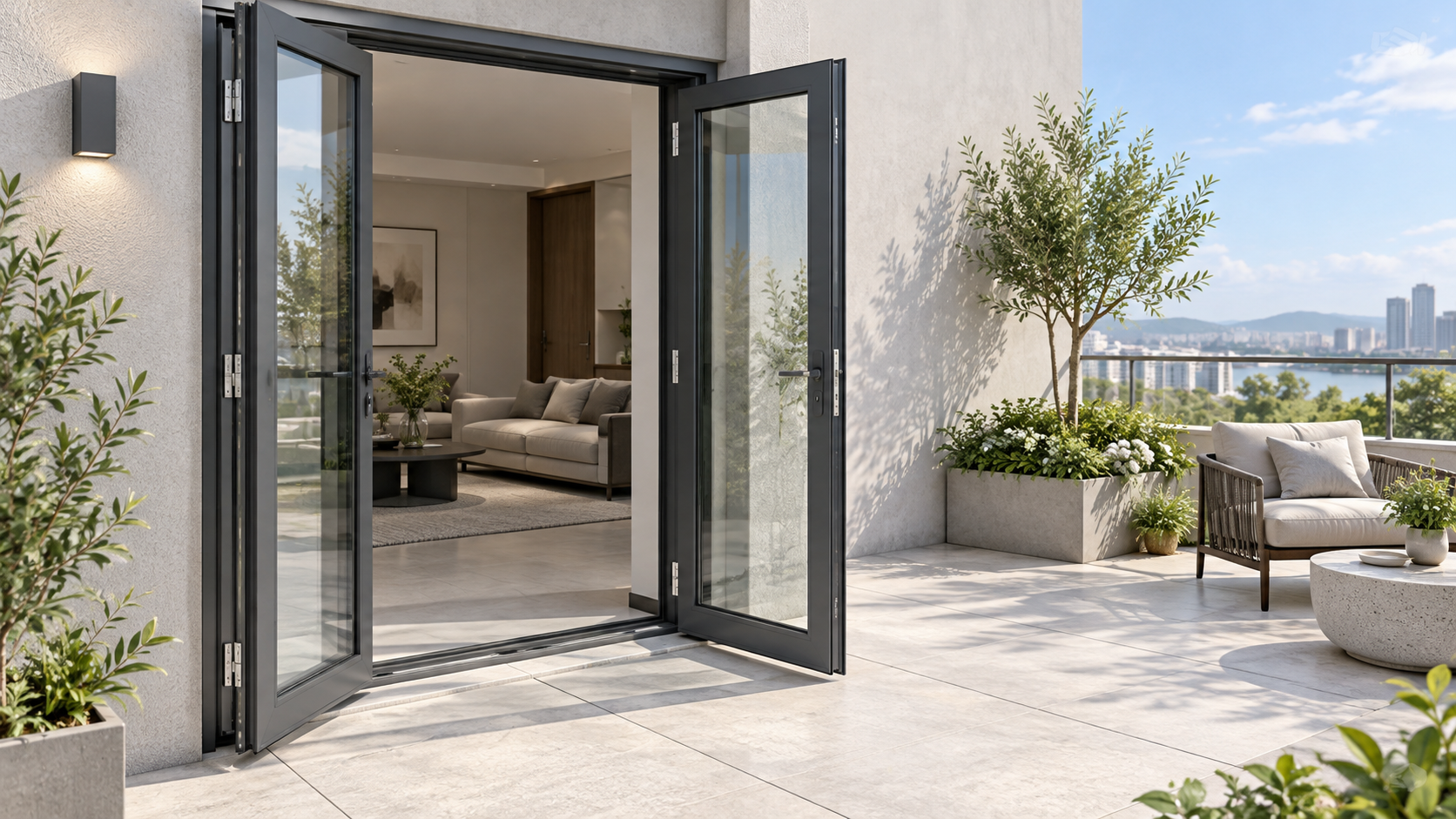 Is an Aluminum French Door Right for a Narrow Patio Entrance?