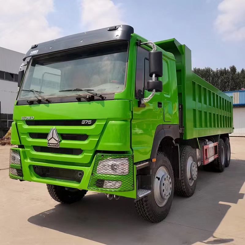 SINOTRUK HOWO 375HP 8x4 12 wheels Dump Truck Loading 50 tons Dump Truck
