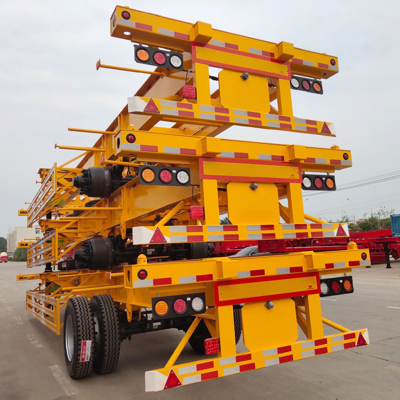 3 Axle Skeleton Semi Trailer