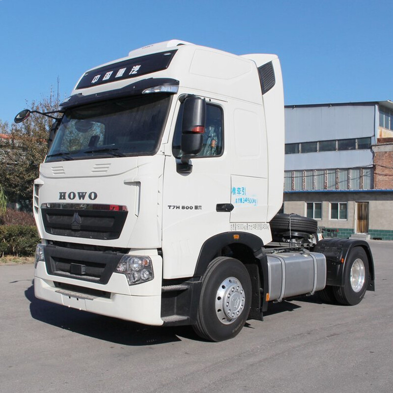 Used HOWO T7h 4X2 500 HP Tractor Truck