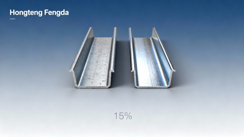 Canal de acero en U frente a canal de acero galvanizado: ¿cuál ofrece un mejor rendimiento estructural?