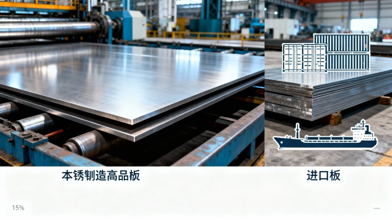 Comparación de costos: placa cuadrada de acero fabricada localmente vs importada