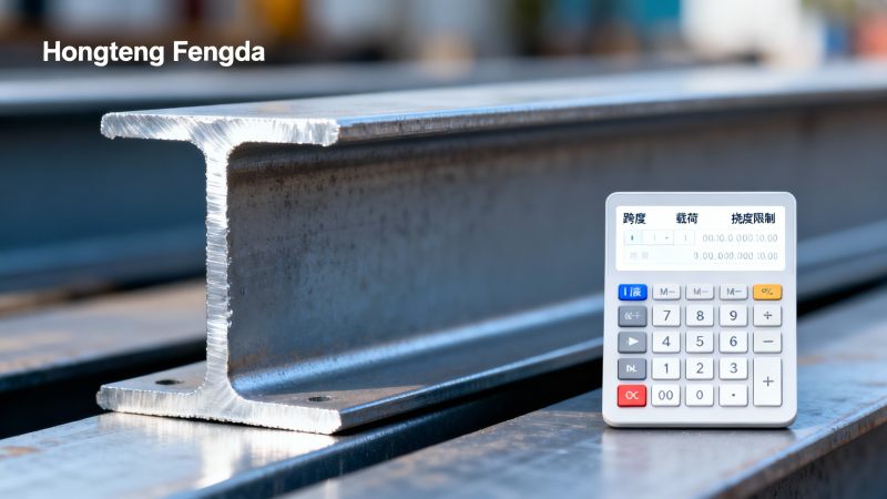 I Beam Weight Calculator for Steel Structures: Input Your Span, Load & Deflection Limit → Get Optimal Section Calculadora del peso de vigas en I para estructuras de acero: introduzca su luz, carga y límite de deflexión → Obtenga la sección óptima