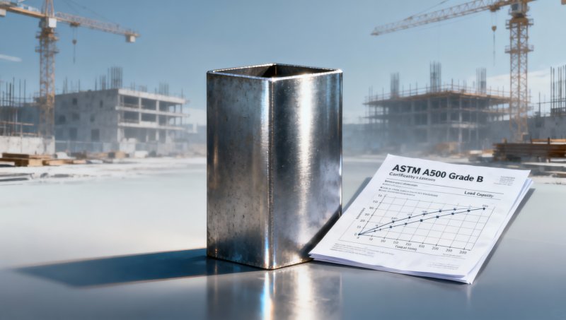 Barra cuadrada de acero para proyectos de construcción: tablas de capacidad de carga frente a los requisitos de la norma ASTM A500 grado B.