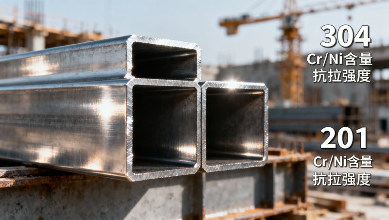 Barra cuadrada de acero inoxidable para construcción: Guía de selección de grado basada en riesgo de corrosión y función estructural