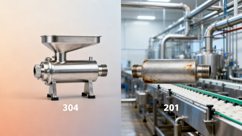 201 vs 304 Stainless Steel Cost for Food Industry: Corrosion Resistance, Lifespan & ROI Analysis 201 vs 304 Costo del acero inoxidable para la industria alimentaria: Análisis de resistencia a la corrosión, vida útil y ROI