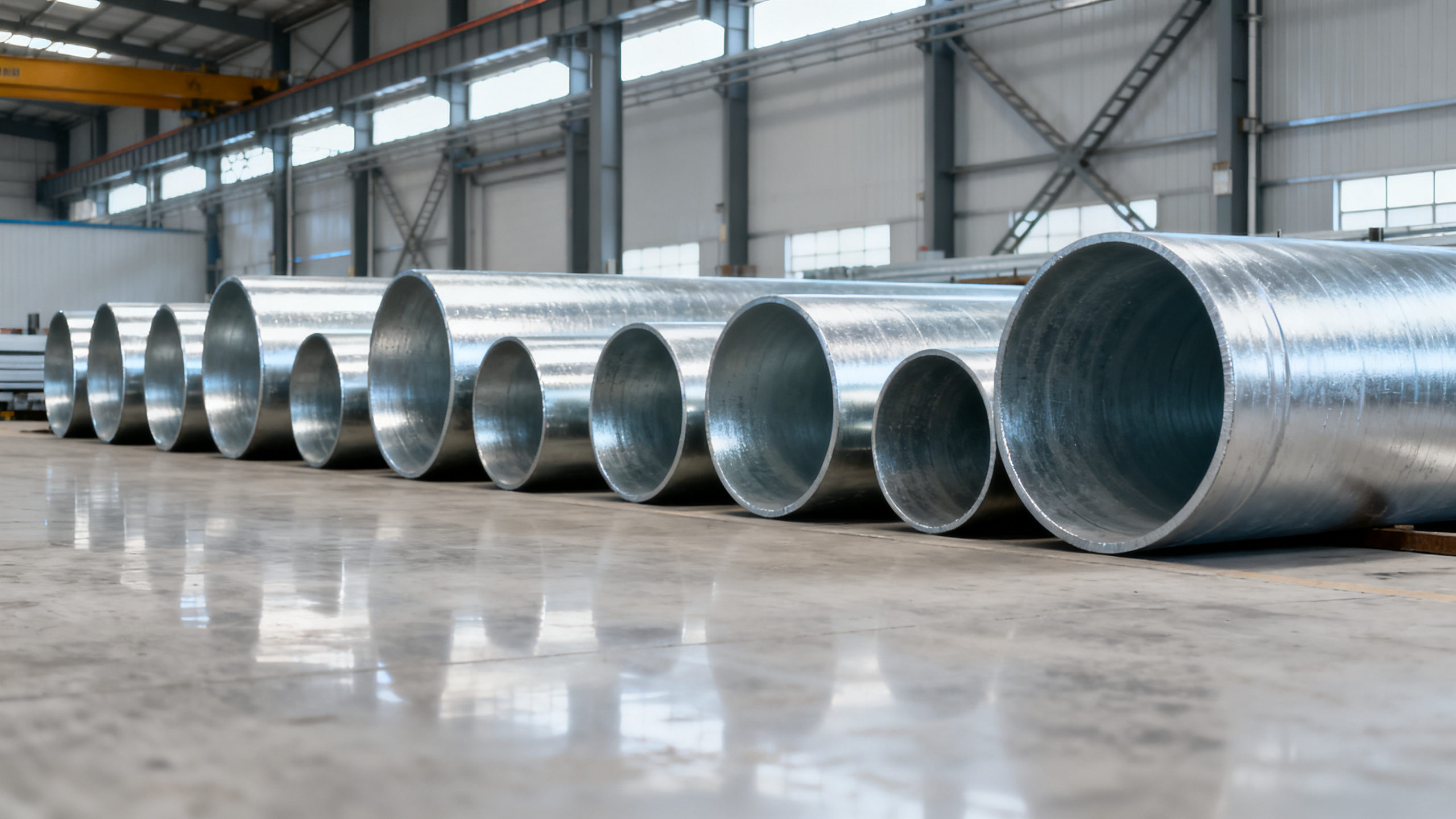 Tabla de dimensiones de tubería de metal galvanizado: Clasificación de presión, grosor de pared y cumplimiento con ASTM A53