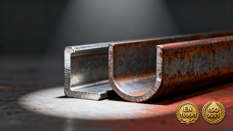 China-Based Angle vs Channel Steel Exporter Directory: 12 Verified Factories with ISO 9001 & EN 1090-1 Directorio de Exportadores Chinos de Ángulo vs. Acero Canal: 12 Fábricas Verificadas con ISO 9001 y EN 1090-1