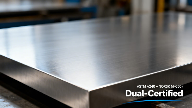 Why stainless flat plate for marine applications requires dual-certification (ASTM A240 + NORSOK M-650) in Norwegian offshore projects ¿Por qué las placas planas de acero inoxidable para aplicaciones marinas requieren una doble certificación (ASTM A240 + NORSOK M-650) en los proyectos marítimos noruegos?