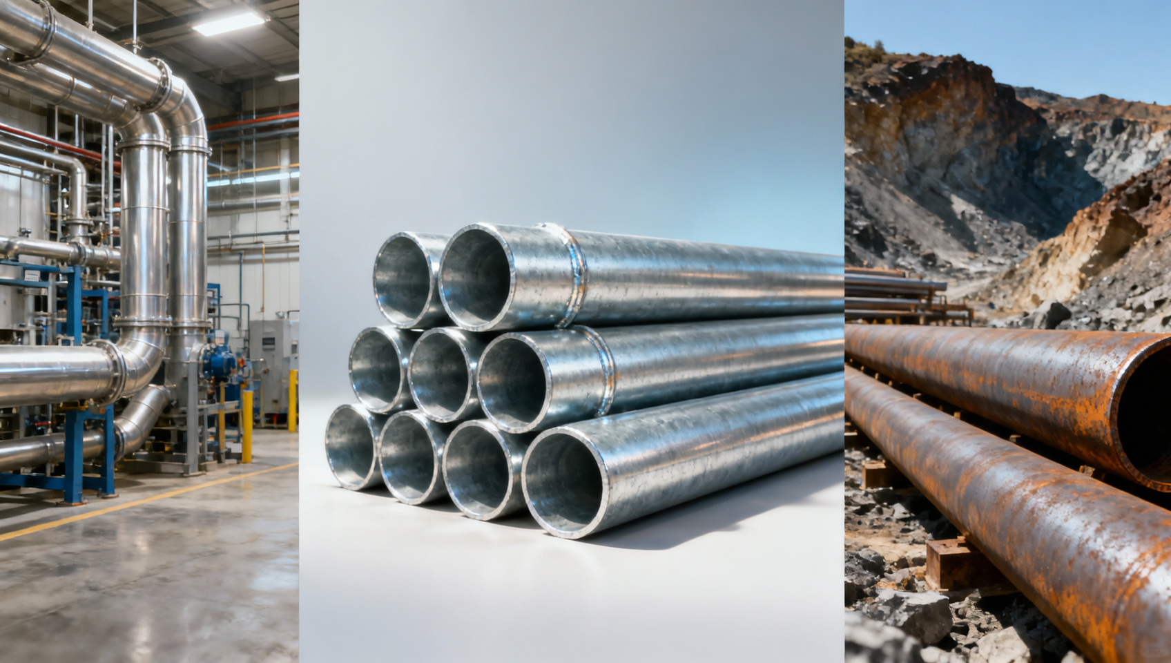 Aplicaciones de tubería galvanizada industrial en diversos sectores: desde procesamiento de alimentos (cumple con la FDA) hasta minería (resistente a la abrasión)
