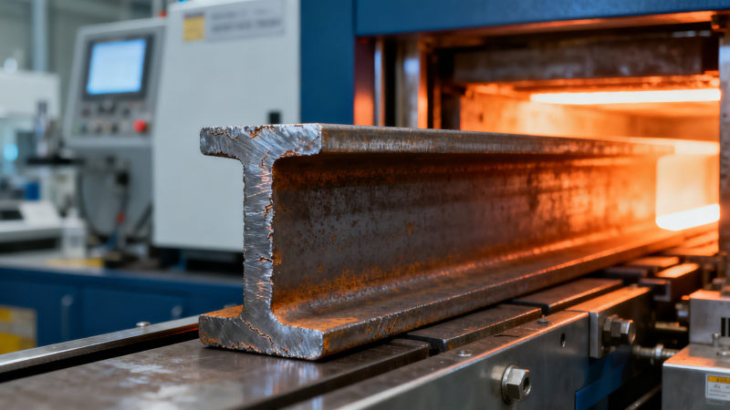 ¿Qué le sucede a la viga I laminada en caliente para equipos pesados cuando se expone a estrés térmico cíclico por encima de 250°C durante más de 1.200 horas?