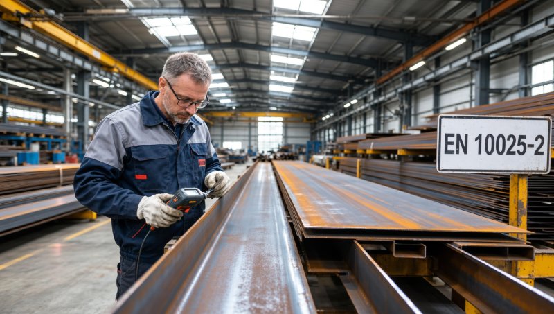 ¿Cumple el acero Q235 con los requisitos de EN 10025-2 para el marcado CE en proyectos de construcción de la UE?