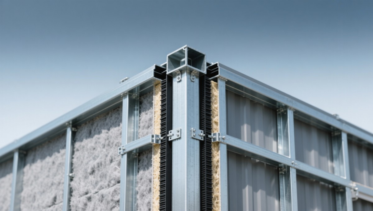Steel profiles for prefab buildings: How wall panel integration affects thermal bridging calculations Perfiles de acero para edificios prefabricados: Cómo la integración de paneles de pared afecta los cálculos de puentes térmicos