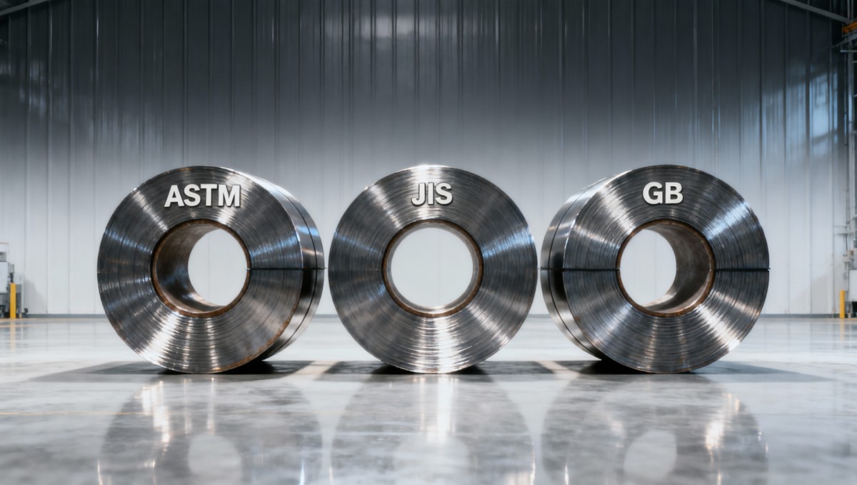 Variaciones en el límite elástico de bobinas laminadas en caliente según los estándares ASTM, JIS y GB