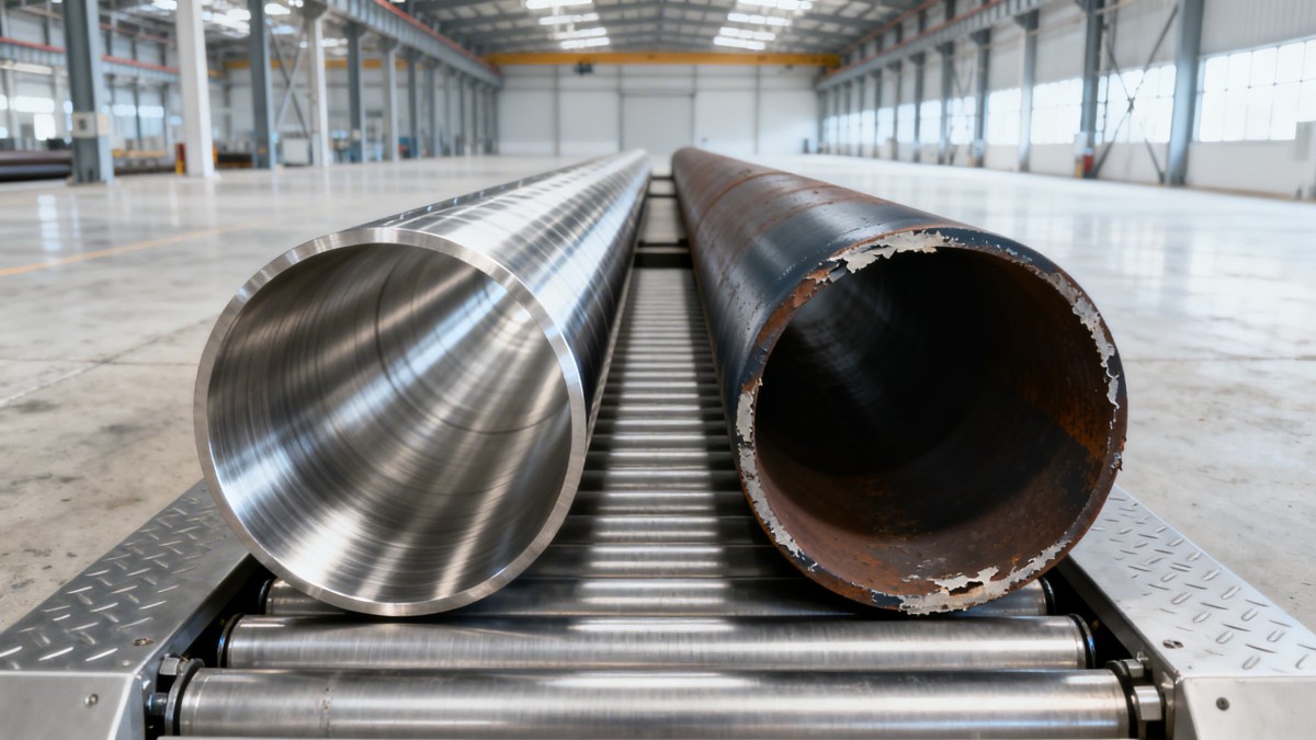 High strength stainless steel pipe vs. carbon alternatives — where does the break-even point lie?