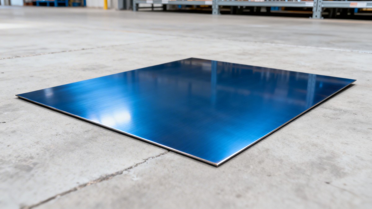 Placa de acero inoxidable azul: ¿Es el color un indicio de la estabilidad de la capa de óxido o solo un tratamiento superficial?