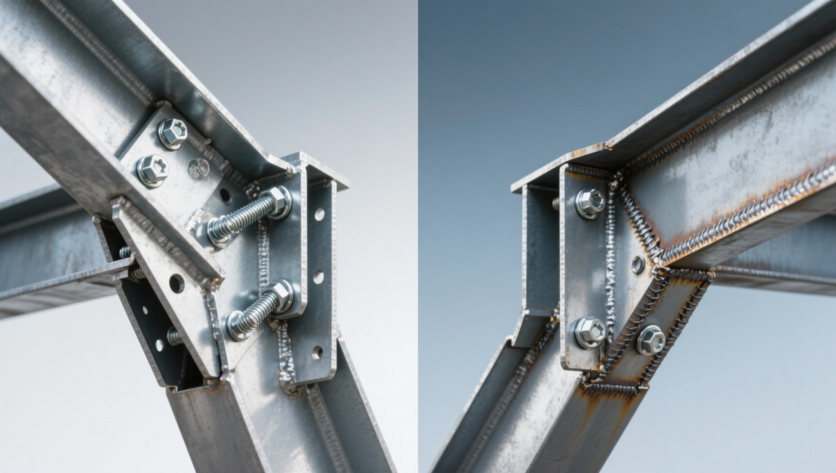 Bracing angle in steel structure: When does bolted connection outperform welded? Ángulo de arriostramiento en estructuras de acero: ¿Cuándo supera la conexión atornillada a la soldada?