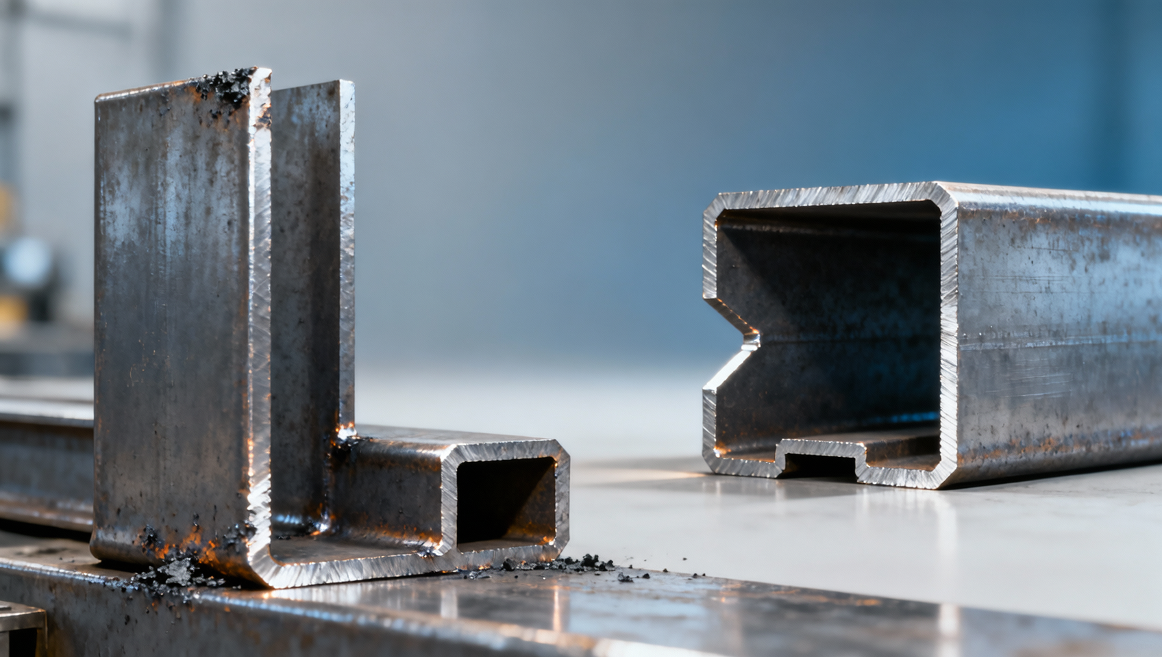 Pérdida de material en la fabricación de acero en forma de L: ¿Cuánta pérdida de material ocurre durante el copete y el ranurado?