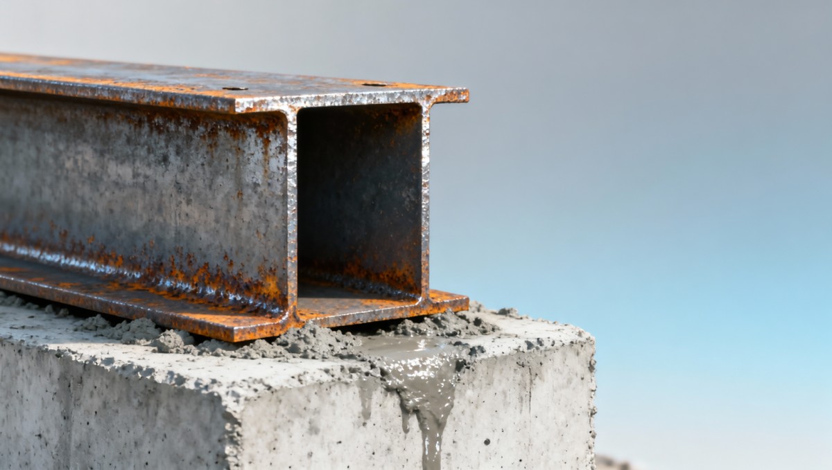 El acero galvanizado por inmersión en caliente pierde la capa de zinc más rápido cerca de los cimientos de concreto