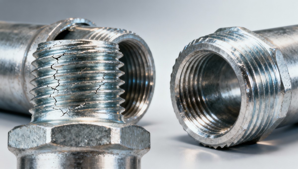 Galvanized steel pipe threads wear faster than black steel—here’s how to extend life Los hilos de tubería de acero galvanizado se desgastan más rápido que los de acero negro: así puedes prolongar su vida útil