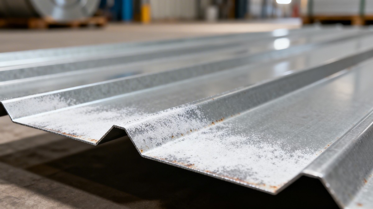 Galvanized sheet for roofing shows white rust after 6 months—normal aging or a coating defect? La chapa galvanizada para techos muestra óxido blanco después de 6 meses: ¿envejecimiento normal o defecto del recubrimiento?