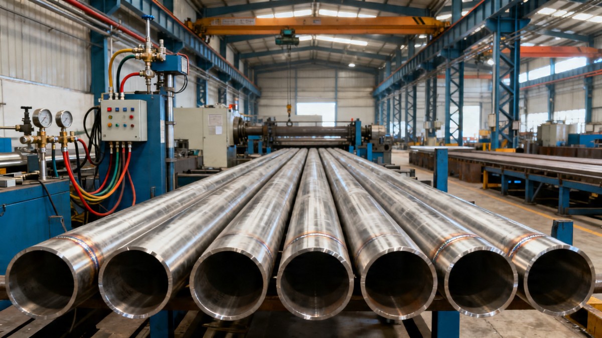 Seamless Stainless Steel Tube or Welded Tube for High Pressure Tubo de acero inoxidable sin costura o tubo soldado para alta presión