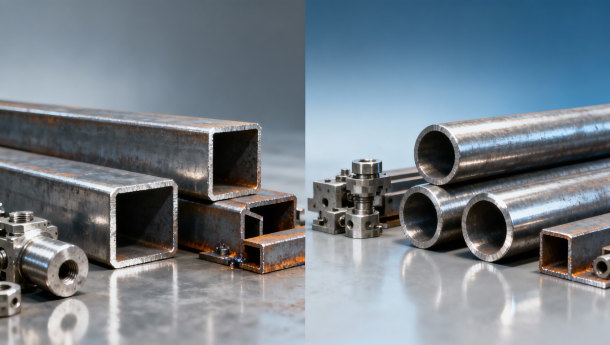 Steel Square Rod or Round Bar? ¿Barra cuadrada de acero o barra redonda?
