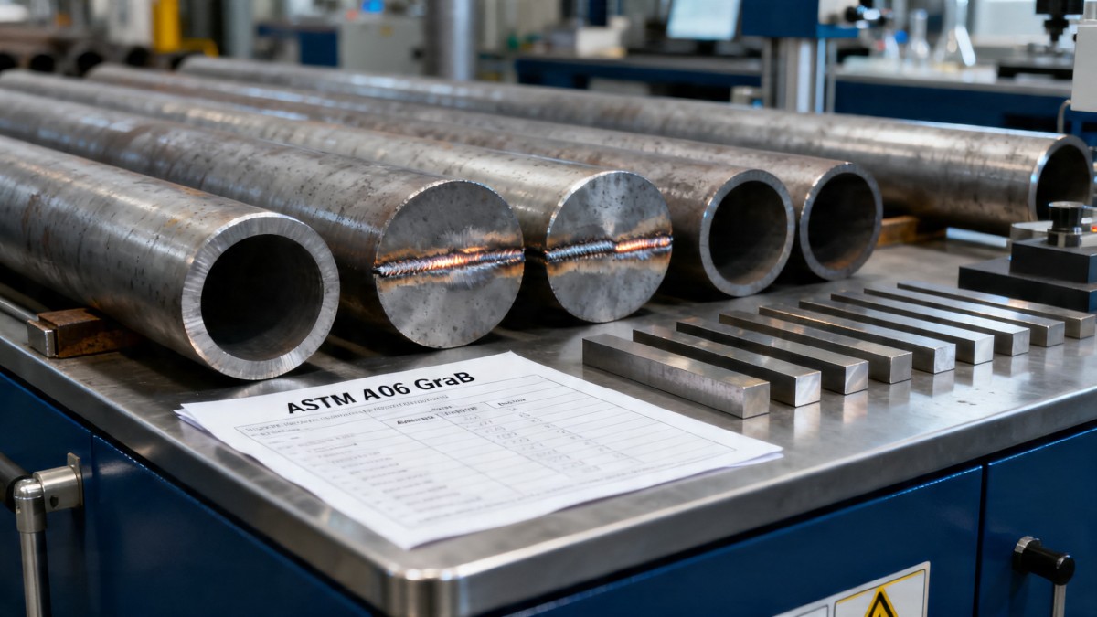 Composición química y riesgos de soldabilidad de ASTM A106 Gr B