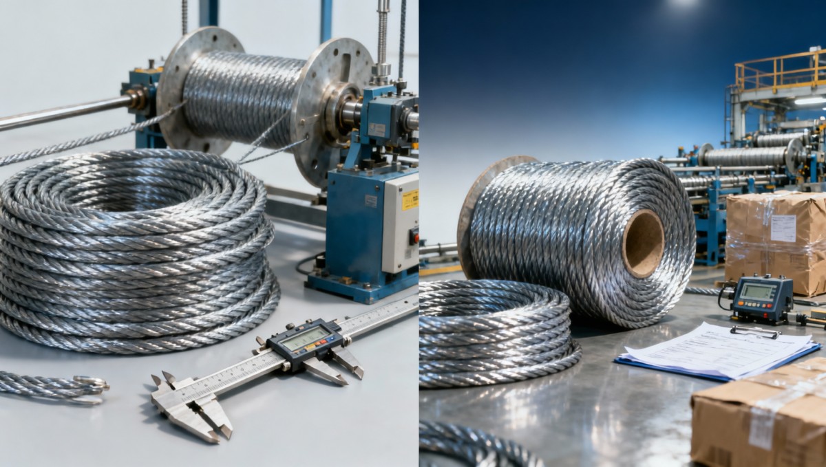 Selección de fabricante de cables de acero: controles de calidad que importan