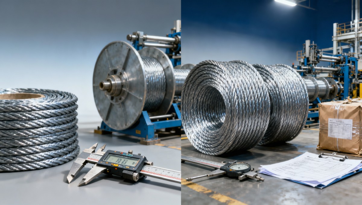 Selección de fabricante de cables de acero: controles de calidad que importan
