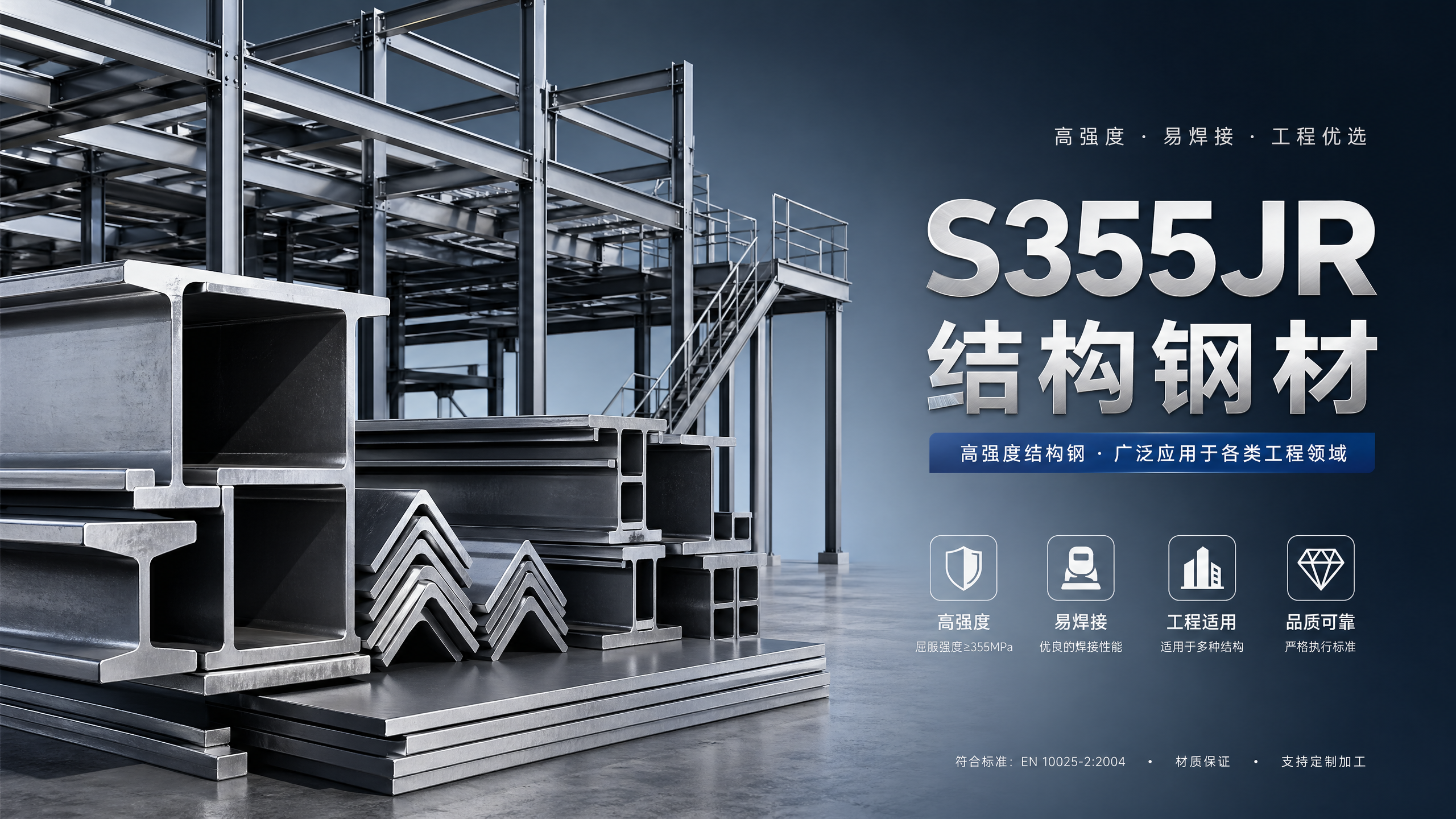 Acero S355JR: Dónde funciona mejor en la construcción