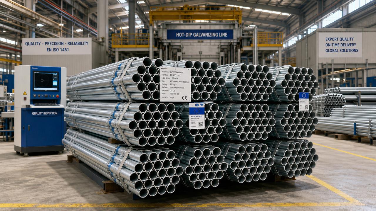 Qué distingue a los fabricantes de tubos galvanizados en Europa