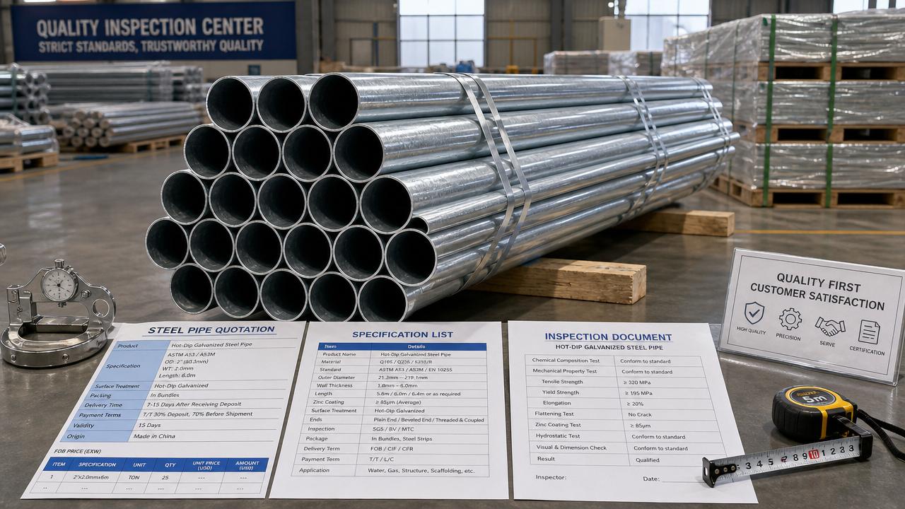 Cómo leer una lista de precios de fabricantes de tubos galvanizados