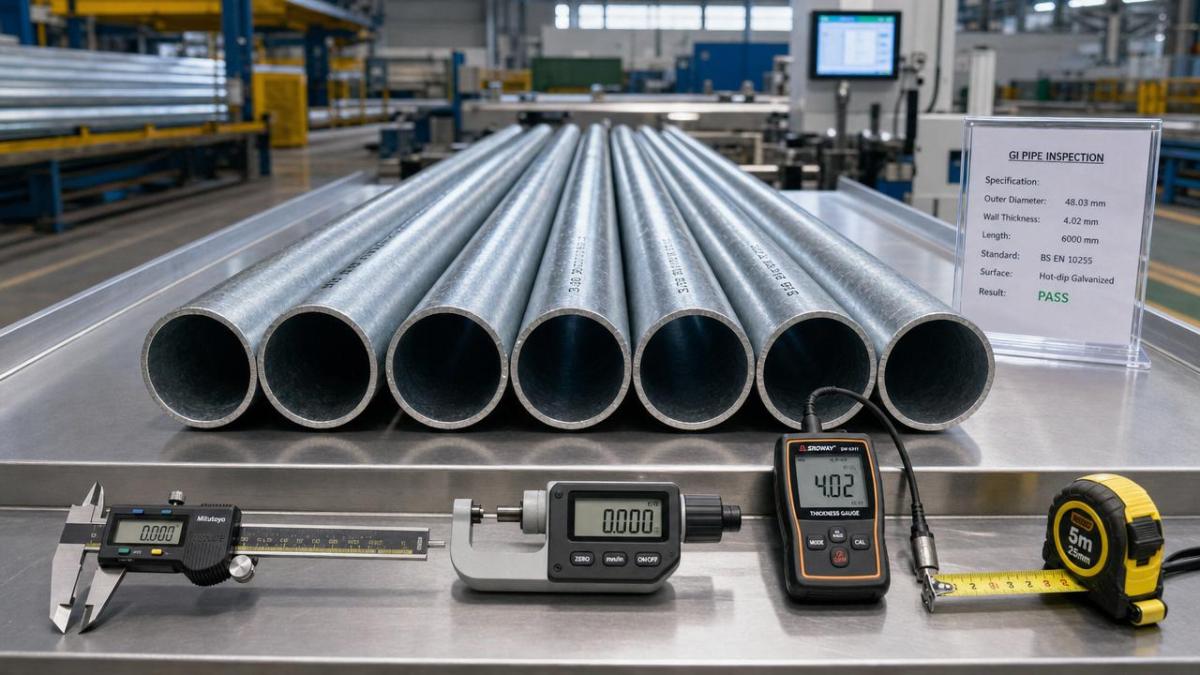 Cómo verificar la calidad de las tuberías galvanizadas de alta resistencia