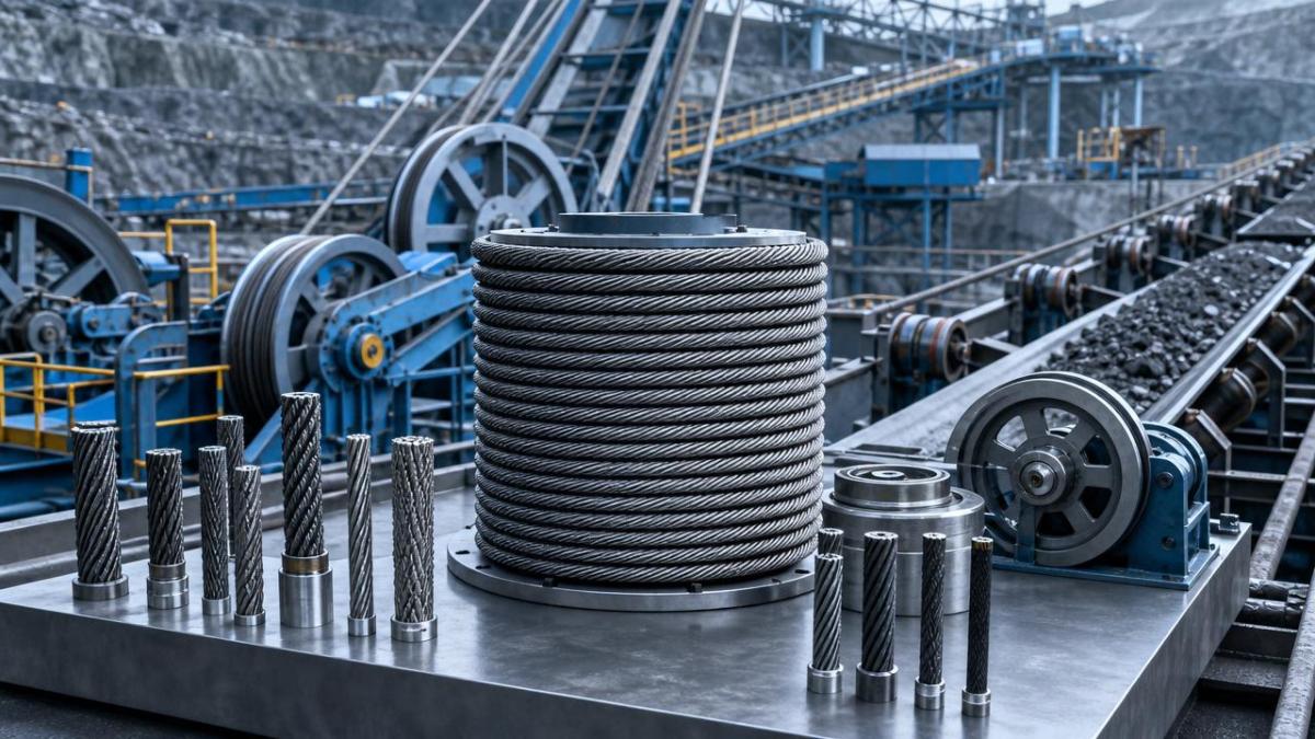 Why Mining Projects Need the Right Steel Wire Grade Por qué los proyectos mineros necesitan el grado correcto de alambre de acero