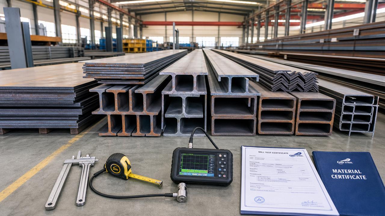 Cómo probar la calidad del acero estructural antes de la aceptación