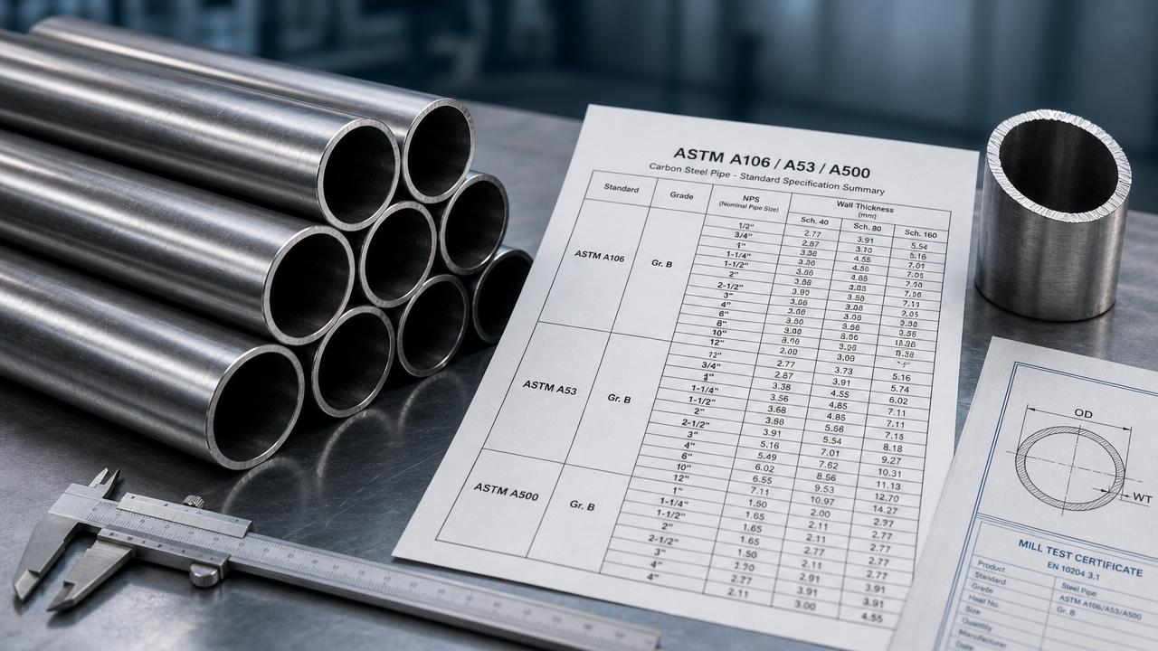 Cómo leer las especificaciones de tuberías de acero ASTM sin pasar por alto detalles