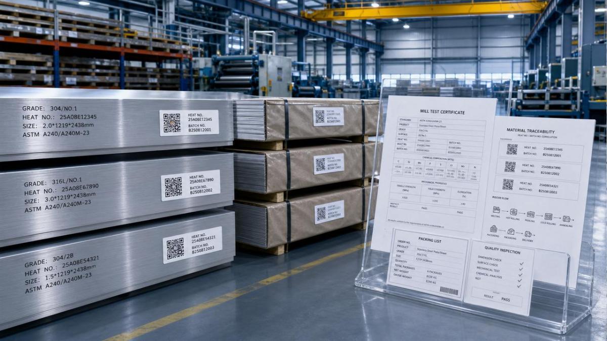 Cómo los proveedores de placas de acero inoxidable gestionan la trazabilidad de la calidad