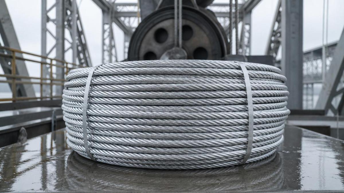Cable de acero galvanizado por inmersión en caliente y resistencia al óxido