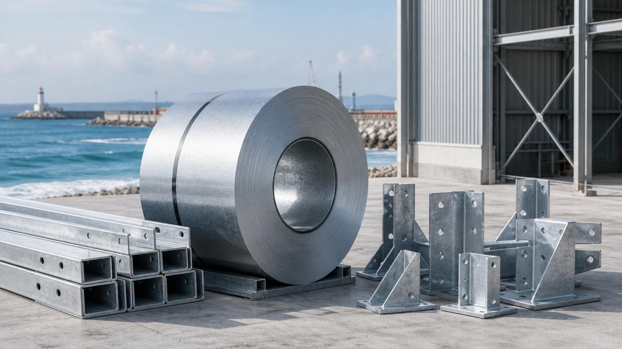 Cómo funciona la bobina galvanizada por inmersión en caliente en proyectos costeros