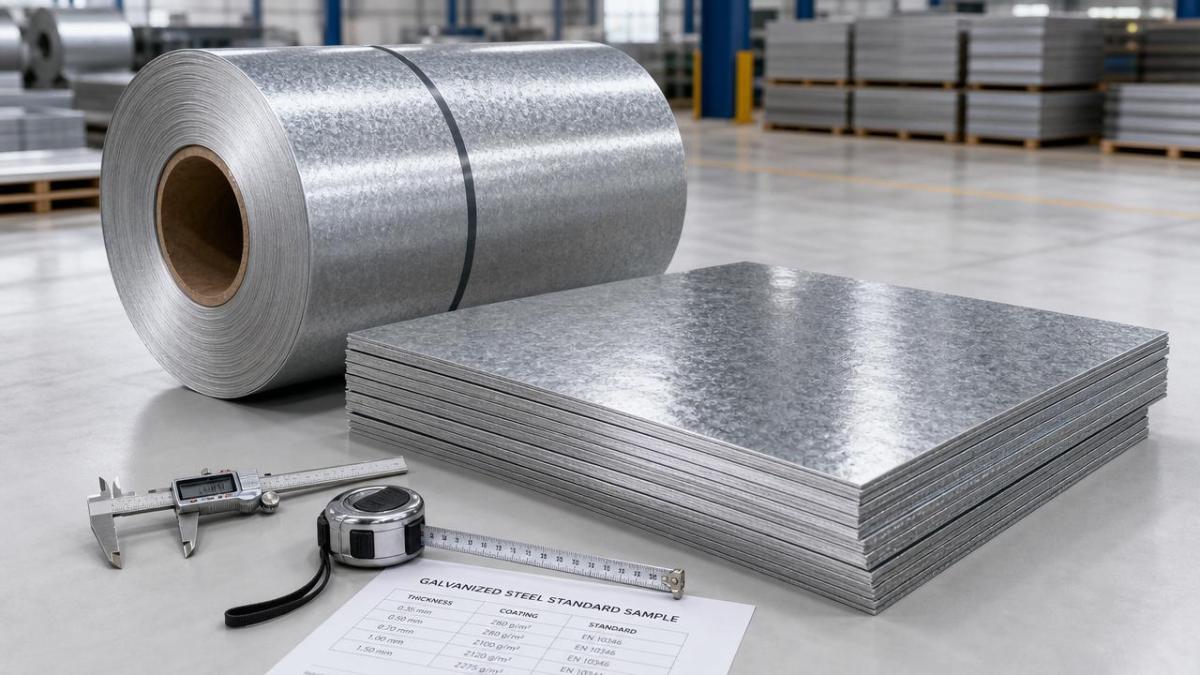 How to read galvanized steel sheet specifications right Cómo leer correctamente las especificaciones de la chapa de acero galvanizado