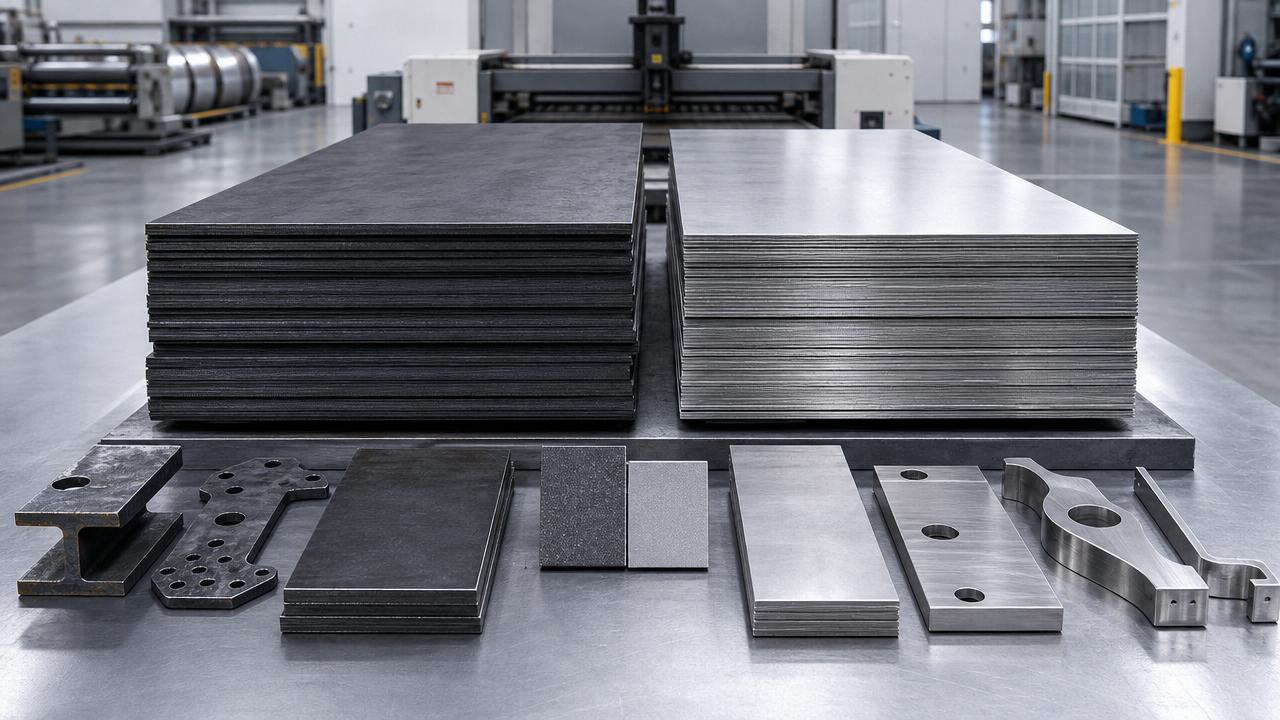Cómo la elección del grado de la placa de acero industrial cambia el costo