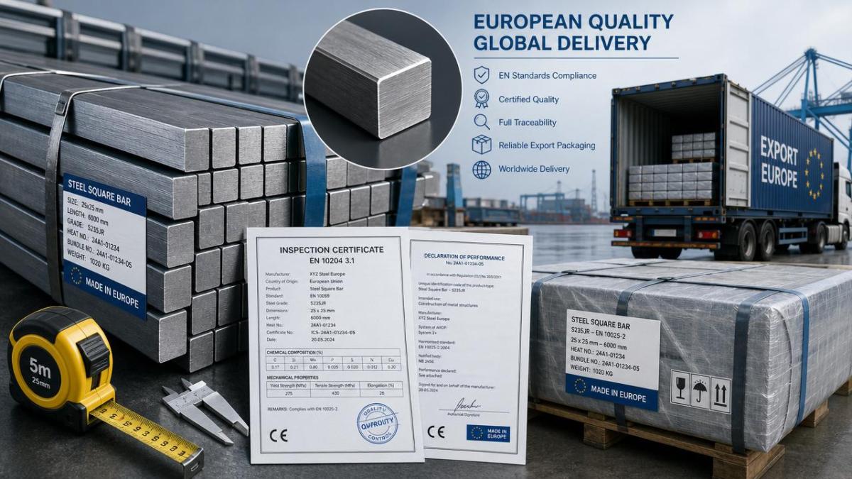 Cómo elegir un exportador de barras cuadradas de acero a Europa