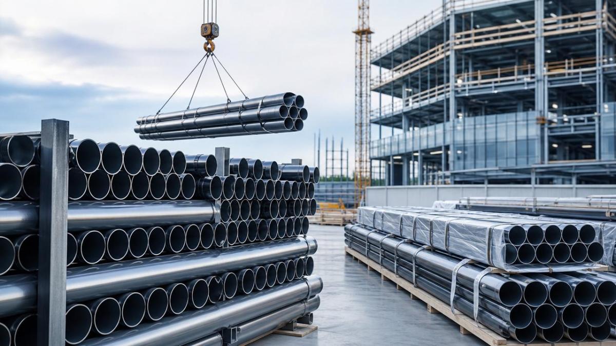 Por qué los proyectos de construcción necesitan un suministro estable de tuberías