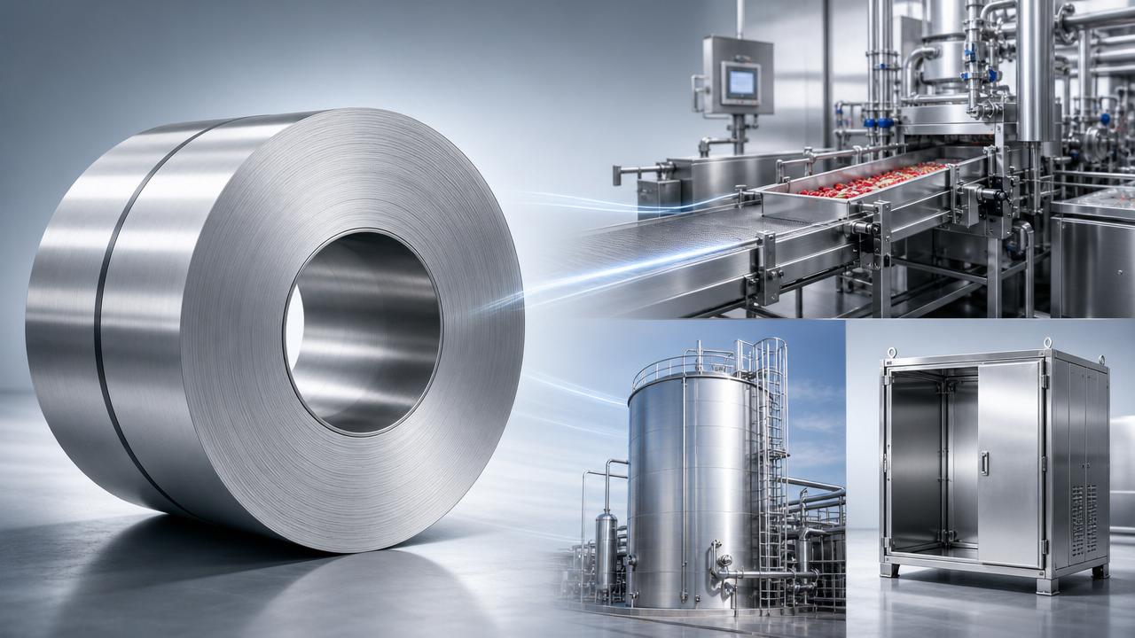 Dónde la bobina de acero inoxidable 304 ofrece el mejor rendimiento en la industria