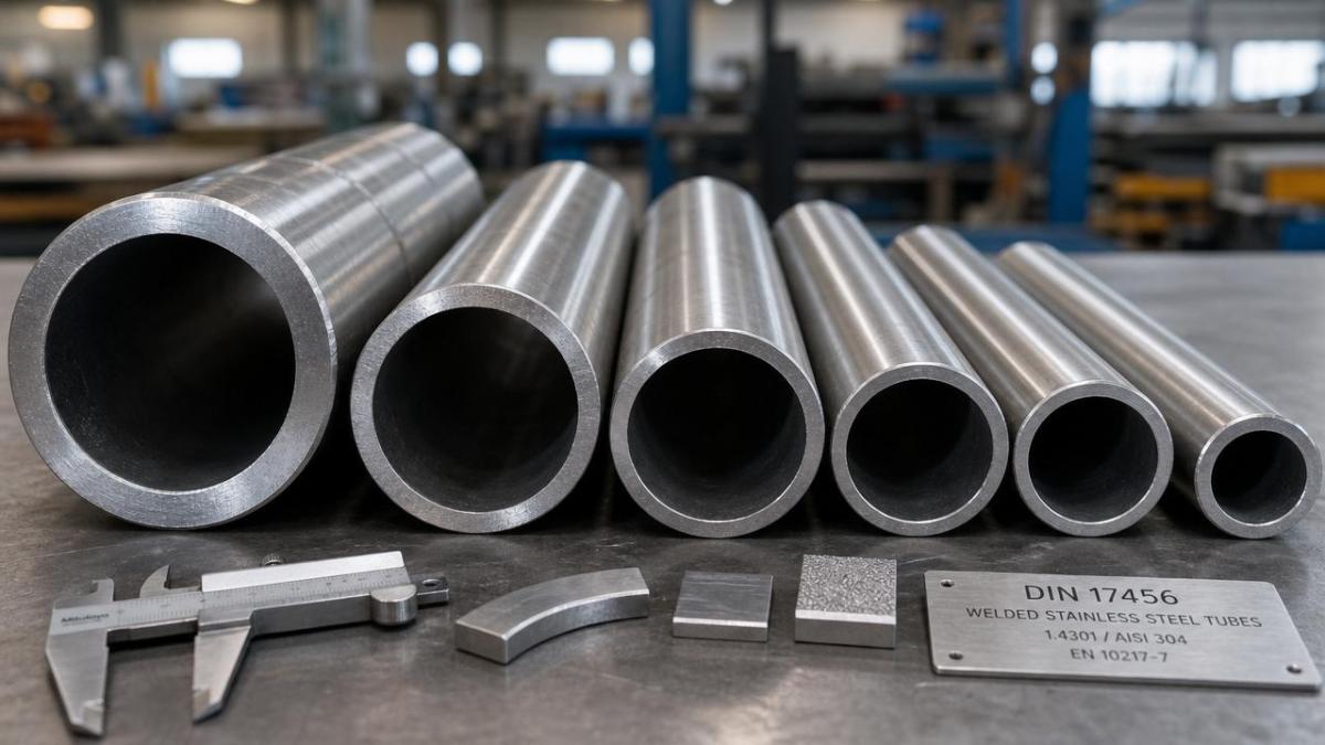DIN 17456 stainless tube sizes and selection basics Tamaños de tubos inoxidables DIN 17456 y conceptos básicos de selección