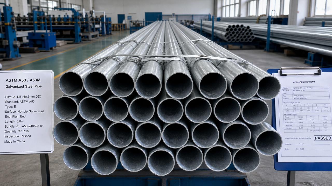 Cómo evaluar a un proveedor de tubos galvanizados ASTM A53
