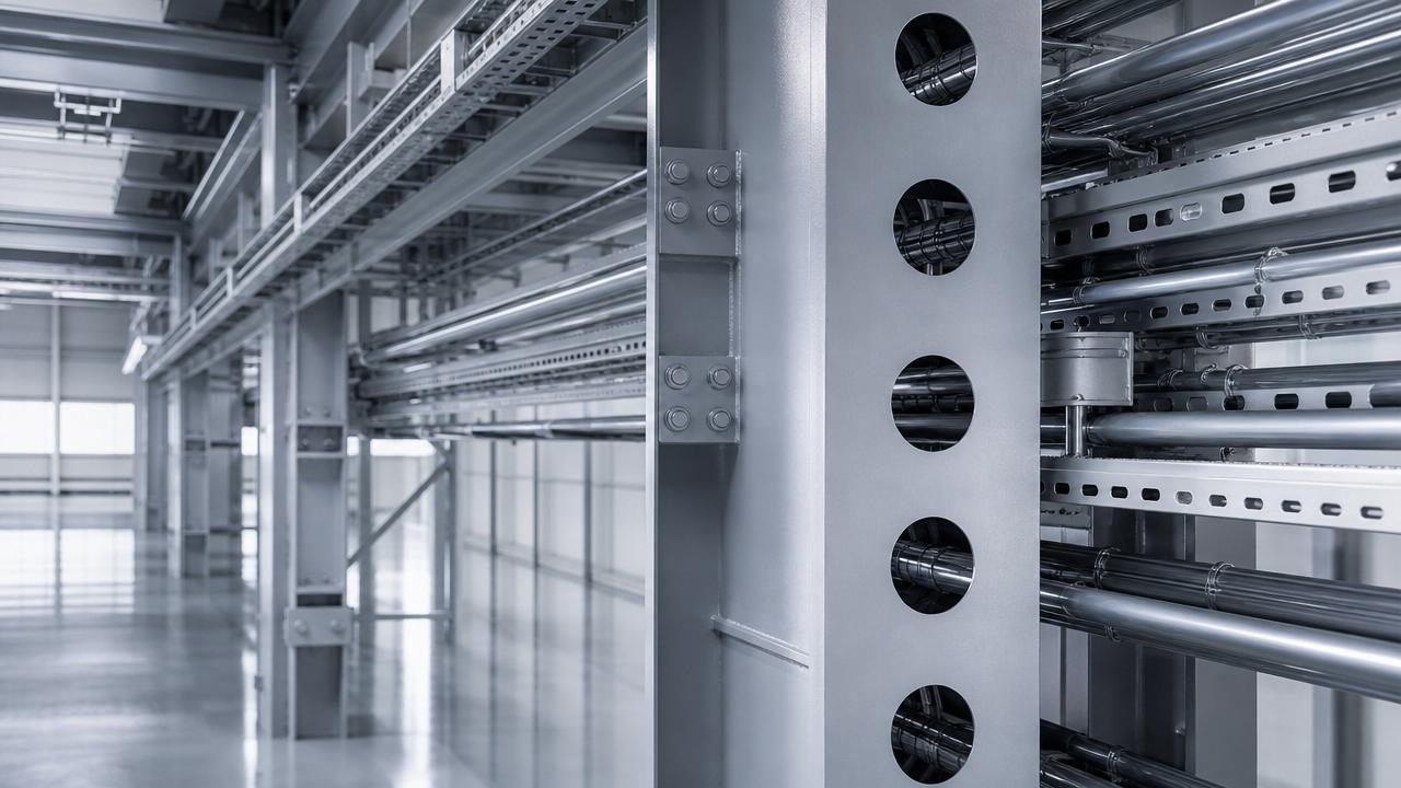 Is a Perforated Steel Beam Safer for Utility Runs?