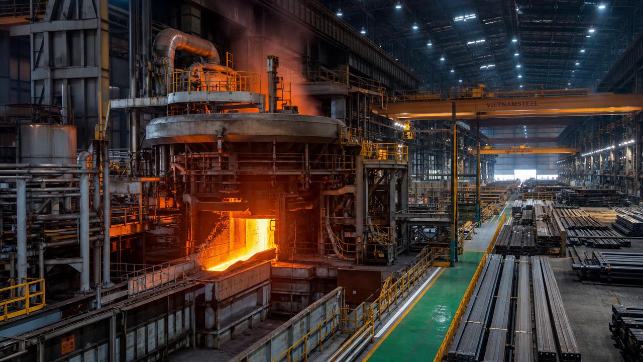 Vietnam entra en el top 10 global de productores de acero bruto con una producción de 2.1 millones de toneladas en abril de 2026