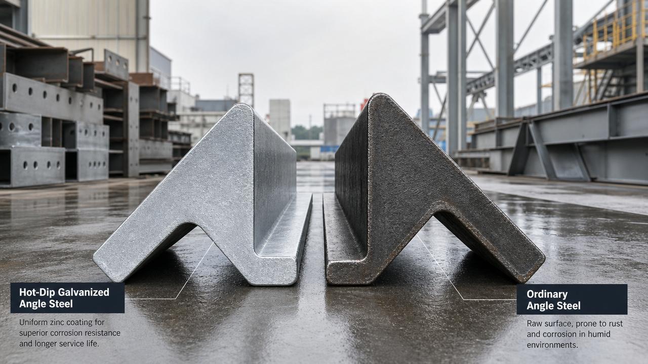 Ángulo de acero galvanizado vs ángulo de acero normal: ¿cuál dura más?